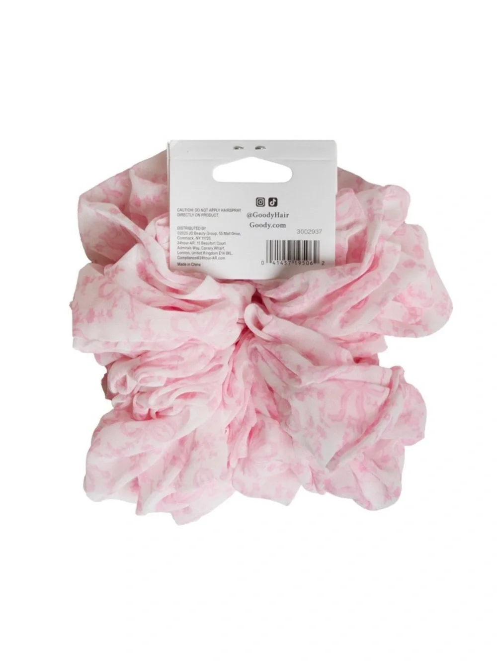 LoveShackFancy x Target XL Goody Pink Coquette Bow Chantilly Scrunchie